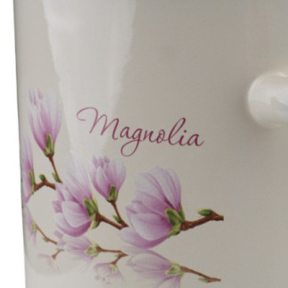 Garnek emaliowany MAGNOLIA kremowy 7l na indukcję i gaz
