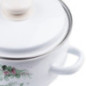 Komplet 4 garnków emaliowanych EUKALIPTUS 1,5l/2,5l/3,5l/5l