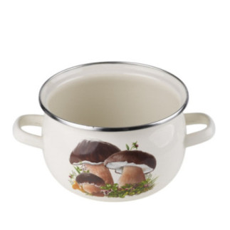 Komplet 4 garnków emaliowanych GRZYBKI 1,5l-5l EMALIA RYBNIK
