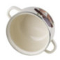 Komplet 4 garnków emaliowanych GRZYBKI 1,5l/2,5l/3,5l/5l