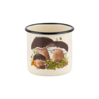 Kubek emaliowany GRZYBKI 400 ml