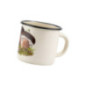 Kubek emaliowany GRZYBKI 400 ml