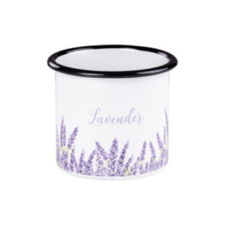 Kubek emaliowany LAWENDA 350 ml