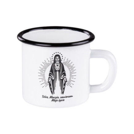 Kubek emaliowany Maryja 350 ml - Emalia Rybnik