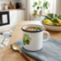 Kubek emaliowany MONSTERA 400 ml