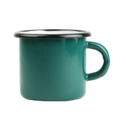 Kubek emaliowany turkusowa zieleń 400 ml - Emalia Rybnik