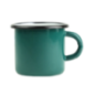 Kubek emaliowany turkusowa zieleń 400 ml