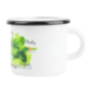 Kubek emaliowany ZIOŁA 400 ml