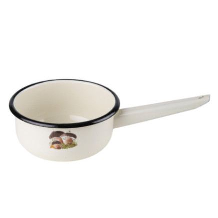 Rondel emaliowany GRZYBKI kremowy 1,5l