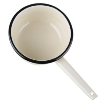 Rondel emaliowany GRZYBKI kremowy 1,5l - Emalia Rybnik