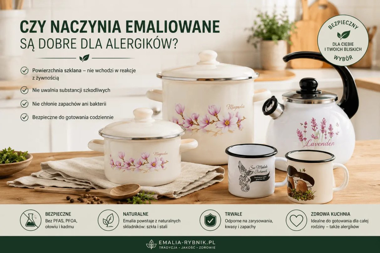 Czy naczynia emaliowane są dobre dla alergików?